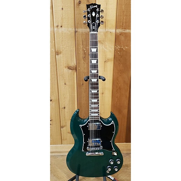 Used Gibson Used Gibson SG Standard Teal Solid Body Electric Guitar