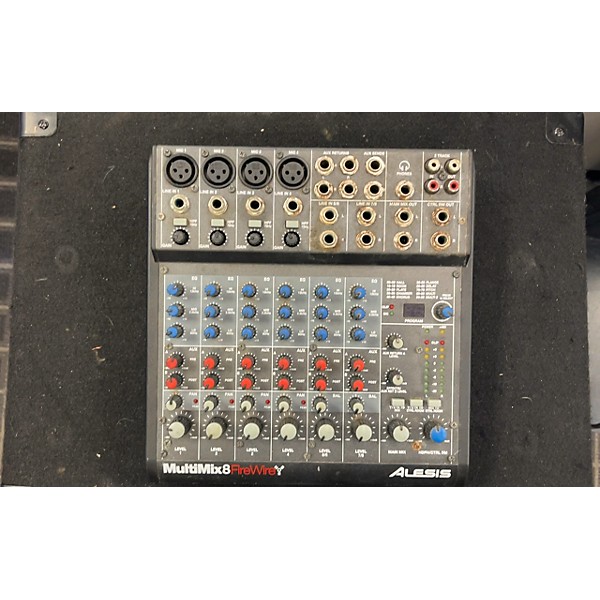 Used Alesis MultiMix 8 FX USB 8-Channel Unpowered Mixer