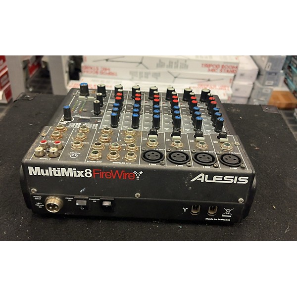 Used Alesis MultiMix 8 FX USB 8-Channel Unpowered Mixer