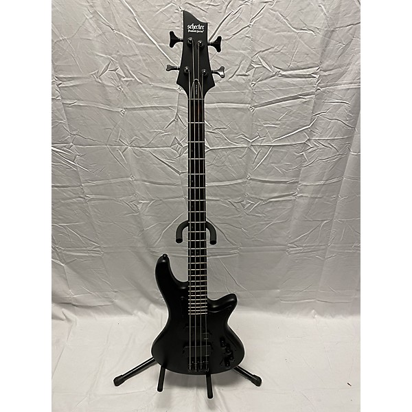 Used Schecter Guitar Research Stealth-4 Black Electric Bass Guitar