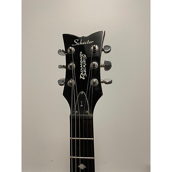 Used Schecter Guitar Research Used Schecter Guitar Research Diamond Series Black Solid Body Electric Guitar