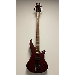 Used Fender Used Schecter Guitar Research C4 Custom Red Electric Bass Guitar