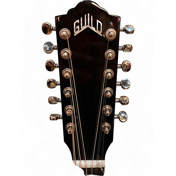 Used 2020s Guild D-2612CE DELUXE Antique Burst 12 String Acoustic Electric Guitar