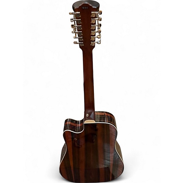 Used 2020s Guild D-2612CE DELUXE Antique Burst 12 String Acoustic Electric Guitar