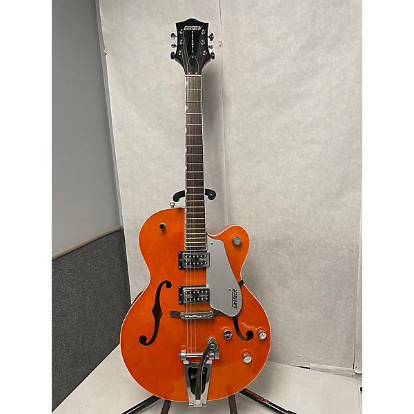 Used Gretsch Guitars Used Gretsch Guitars G5120 Electromatic Orange Hollow Body Electric Guitar