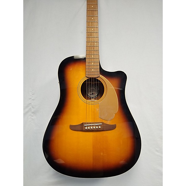 Used Fender Used Fender Redondo 2 Color Sunburst Acoustic Electric Guitar