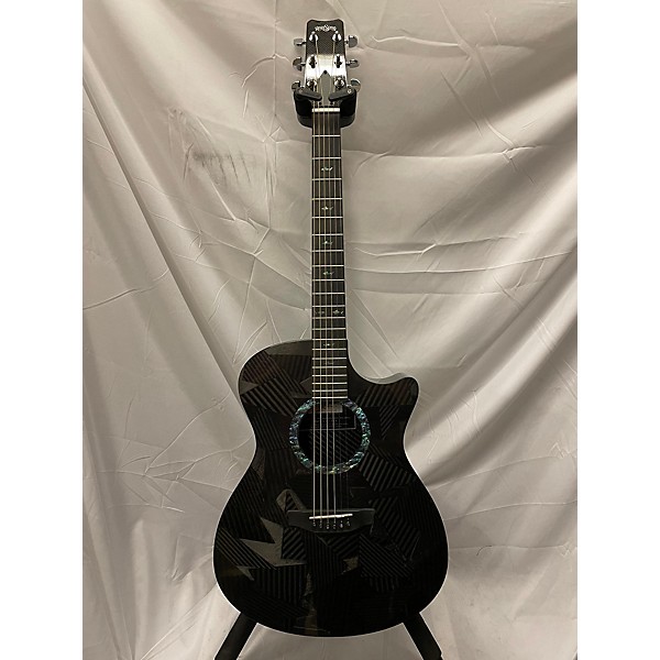 Used RainSong Used RainSong Black Ice Series Orchestra Carbon Fiber Graphite Acoustic Electric Guitar