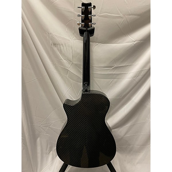 Used RainSong Used RainSong Black Ice Series Orchestra Carbon Fiber Graphite Acoustic Electric Guitar