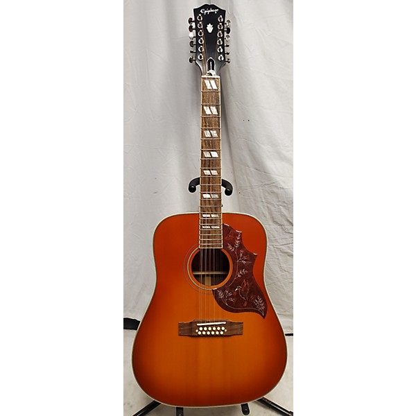 Used Epiphone INSPIRED BY GIBSON HUMMINGBIRD 12 STRING 12 String Acoustic Electric Guitar