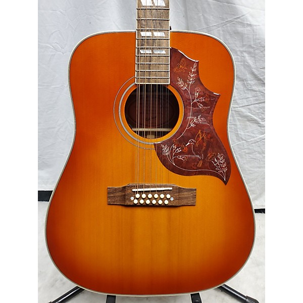 Used Epiphone INSPIRED BY GIBSON HUMMINGBIRD 12 STRING 12 String Acoustic Electric Guitar