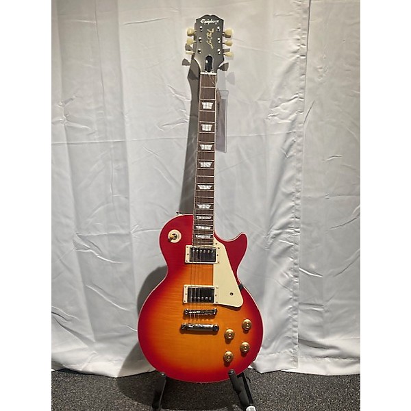 Used Epiphone Used Epiphone 1959 Reissue Les Paul Standard Cherry Sunburst Solid Body Electric Guitar