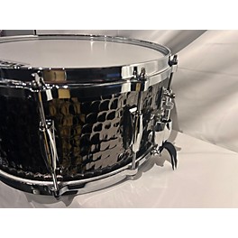 Used Gretsch Drums Used Gretsch Drums 14X6.5 Hammered Black Steel Drum