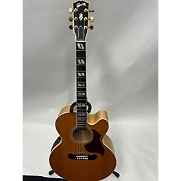 Used Gibson Used 2005 Gibson J185EC Natural Acoustic Electric Guitar