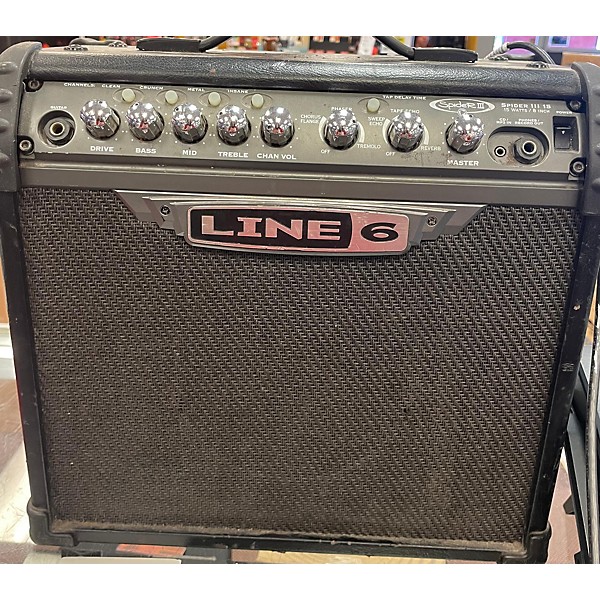 Used Line 6 Spider III 15 1X8 15W Guitar Combo Amp