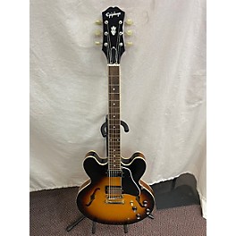 Used Epiphone Used Epiphone ES335 3 Tone Sunburst Hollow Body Electric Guitar