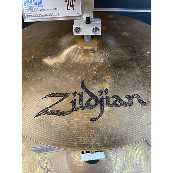 Used Zildjian Used Zildjian 13in ZBT Hi Hat Bottom Cymbal