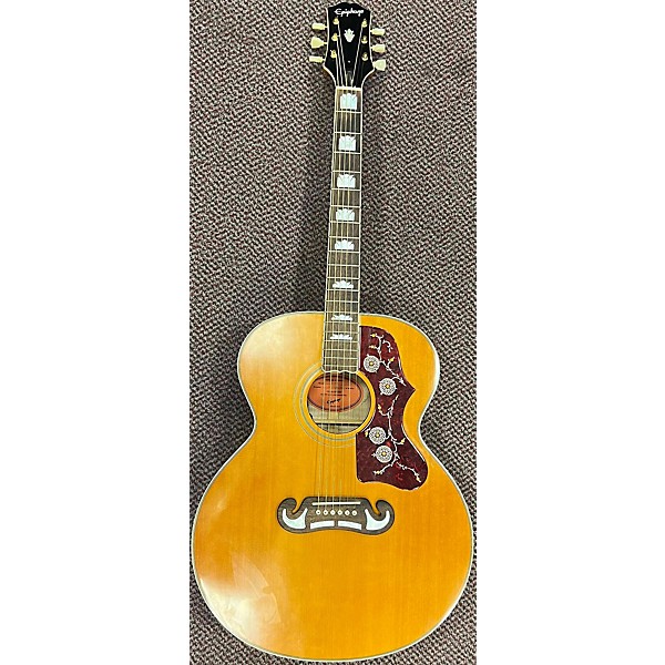 Used Epiphone Inspired By Gibson J-200 Acoustic Electric Guitar