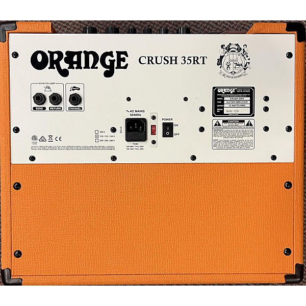 Used Orange Amplifiers Crush 35RT Guitar Combo Amp