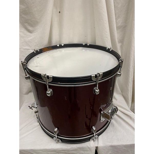 Used Used VLH 4 piece Drumset Red And Black Drum Kit