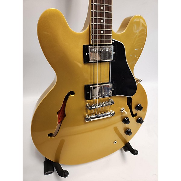 Used Epiphone Used Epiphone ES335 Metallic Gold Hollow Body Electric Guitar