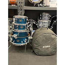 Used TAMA Used TAMA 4 piece Cocktail-jAM Indigo Sparkle Drum Kit