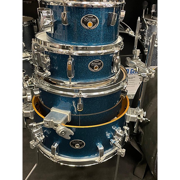 Used TAMA Used TAMA 4 piece Cocktail-jAM Indigo Sparkle Drum Kit