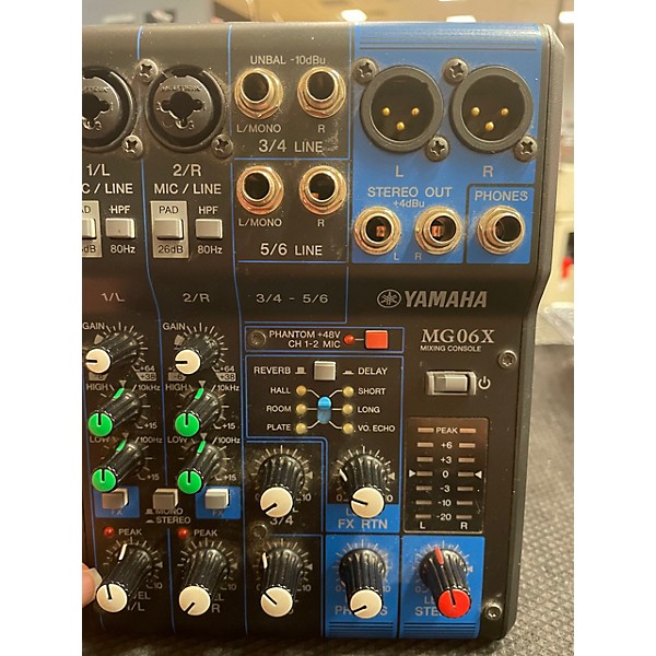 Used Yamaha Used Yamaha MG06X Unpowered Mixer