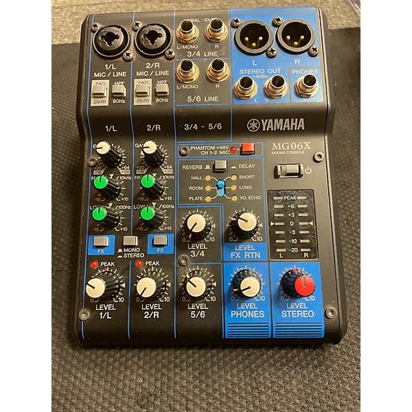 Used Yamaha Used Yamaha MG06X Unpowered Mixer