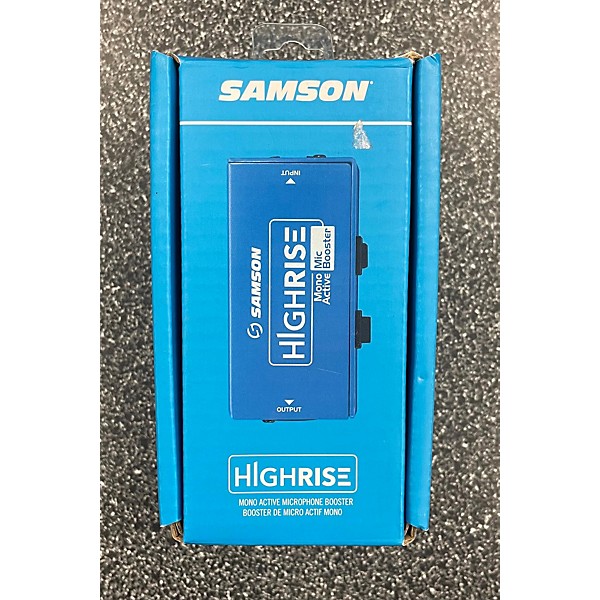 Used Samson Highrise Mono Active Mic Booster Microphone Preamp