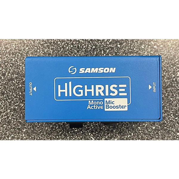 Used Samson Highrise Mono Active Mic Booster Microphone Preamp