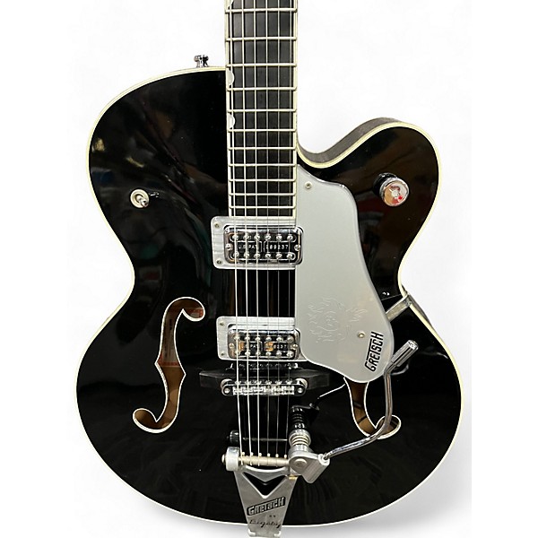 Used Used Gretsch Guitars G6136T-SL Silver Falcon Bigsby Black Hollow Body Electric Guitar