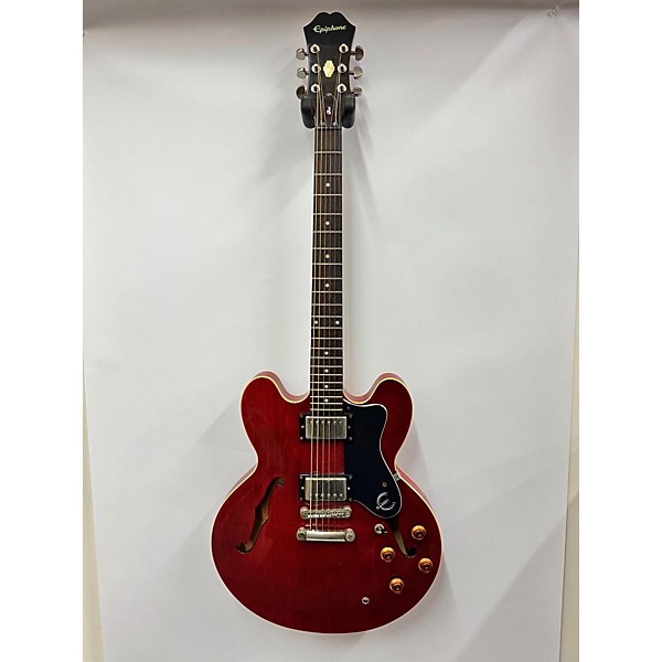 Used Epiphone Used Epiphone Dot Cherry Hollow Body Electric Guitar