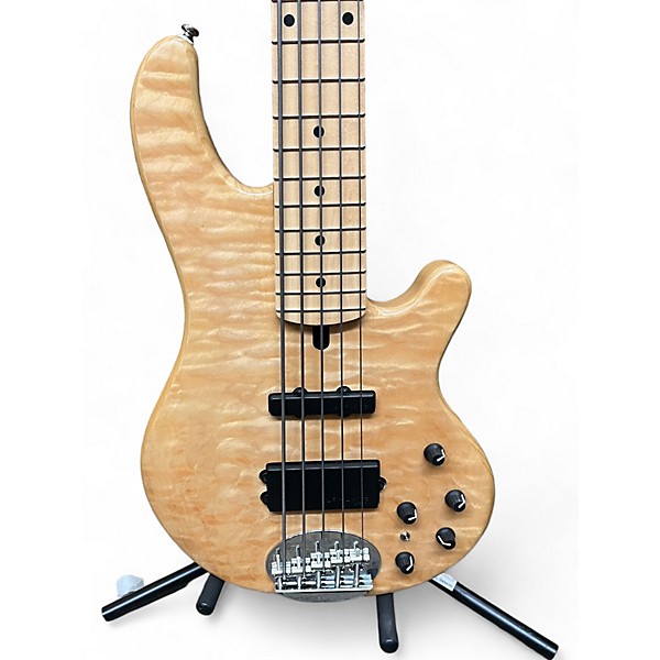 Used Lakland Used 2014 Lakland 55-02 Skyline Series 5 String Natural Electric Bass Guitar