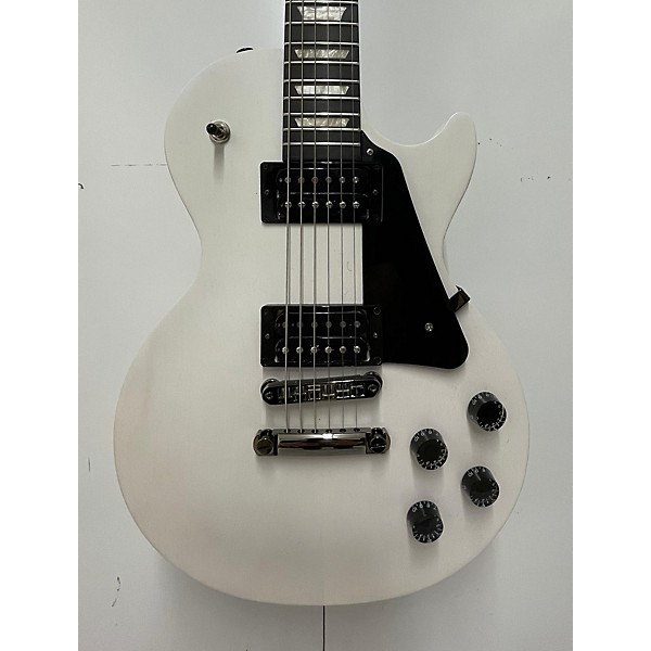 Used Gibson Used Gibson Les Paul Studio White Solid Body Electric Guitar