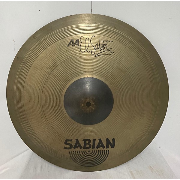 Used SABIAN Used SABIAN 18in AA El Sabor Crash Cymbal