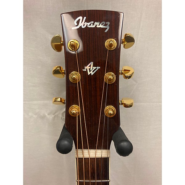 Used Ibanez Used Ibanez AW100CE Natural Acoustic Electric Guitar