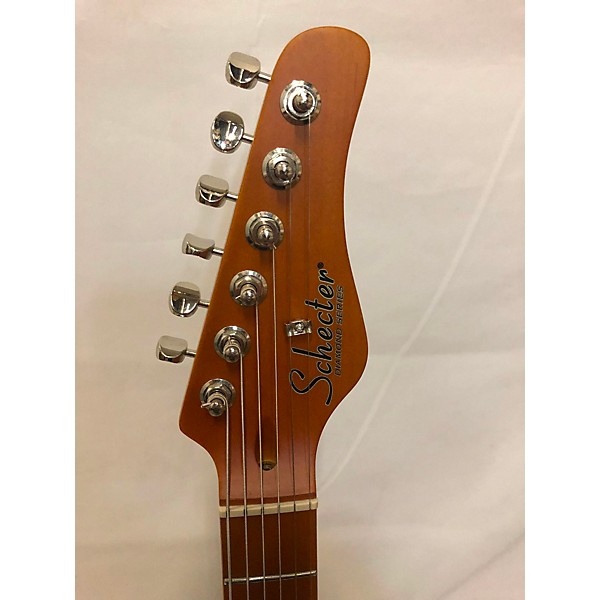 Used Schecter Guitar Research Used Schecter Guitar Research Diamond Series PT Sunburst Satin Solid Body Electric Guitar