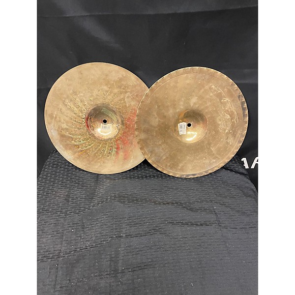 Used Zildjian 14in Z Custom Mastersound Hi Hat Pair Cymbal