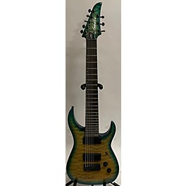 Used Legator Used Legator Ninja Performance 8 Teal Blue Burst Solid Body Electric Guitar