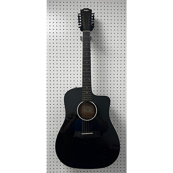 Used Taylor Used Taylor 250CE-BLK DLX Black 12 String Acoustic Guitar