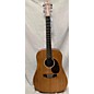 Used Martin Used Martin X Custom Dreadnought Natural Acoustic Electric Guitar thumbnail