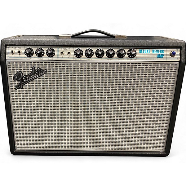 Used Fender Used Fender 1968 Custom Deluxe Reverb 22W 1x12 Tube Guitar Combo Amp