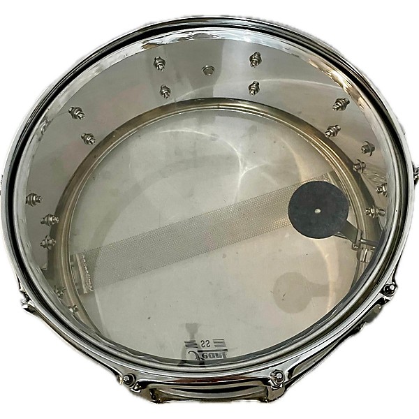 Used Pearl 5.5X14 STEEL SNARE Drum