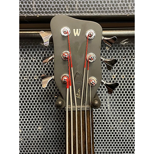 Used Warwick Alien 6 String Acoustic Electric BASS Acoustic Bass Guitar