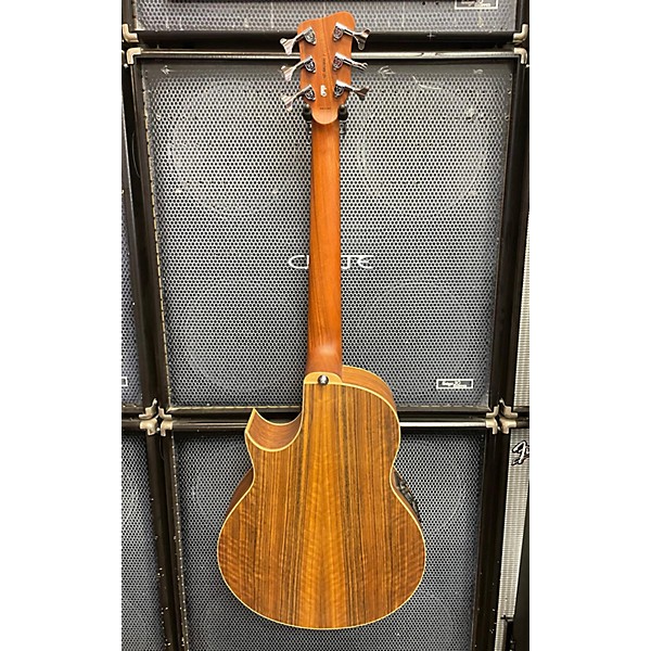 Used Warwick Alien 6 String Acoustic Electric BASS Acoustic Bass Guitar