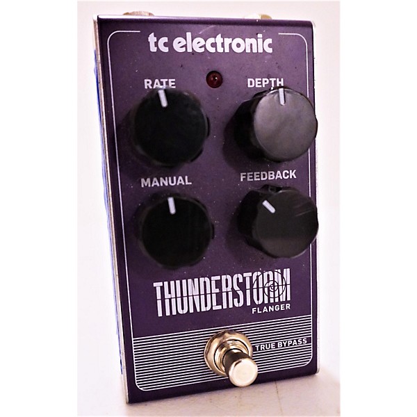 Used TC Electronic Thunderstorm Flanger Effect Pedal