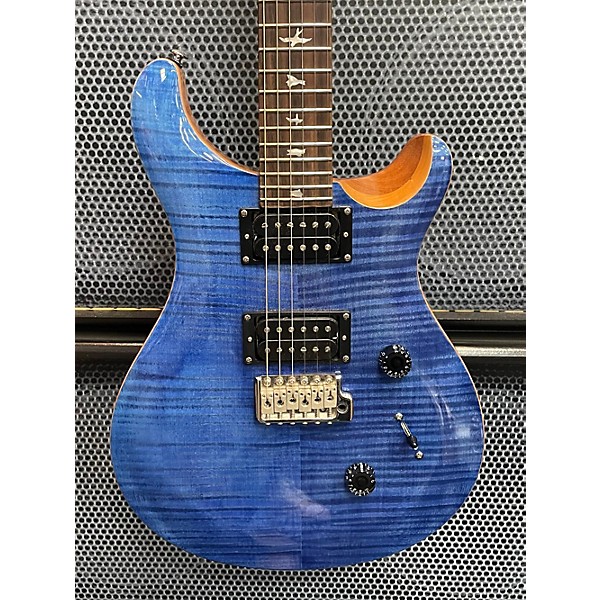 Used PRS Used PRS SE Custom 24 Blue Solid Body Electric Guitar