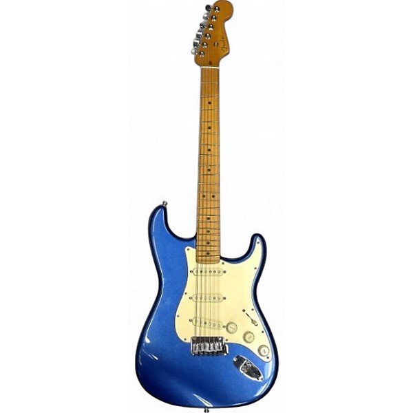 Used Fender American Ultra Stratocaster Metallic Blue Solid Body Electric Guitar