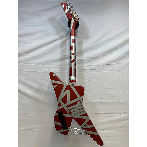 Used EVH Striped Series Shark Solid Body Electric Guitar