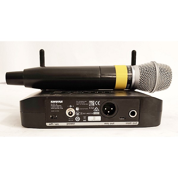 Used Shure GLXD24 BETA87 Handheld Wireless System